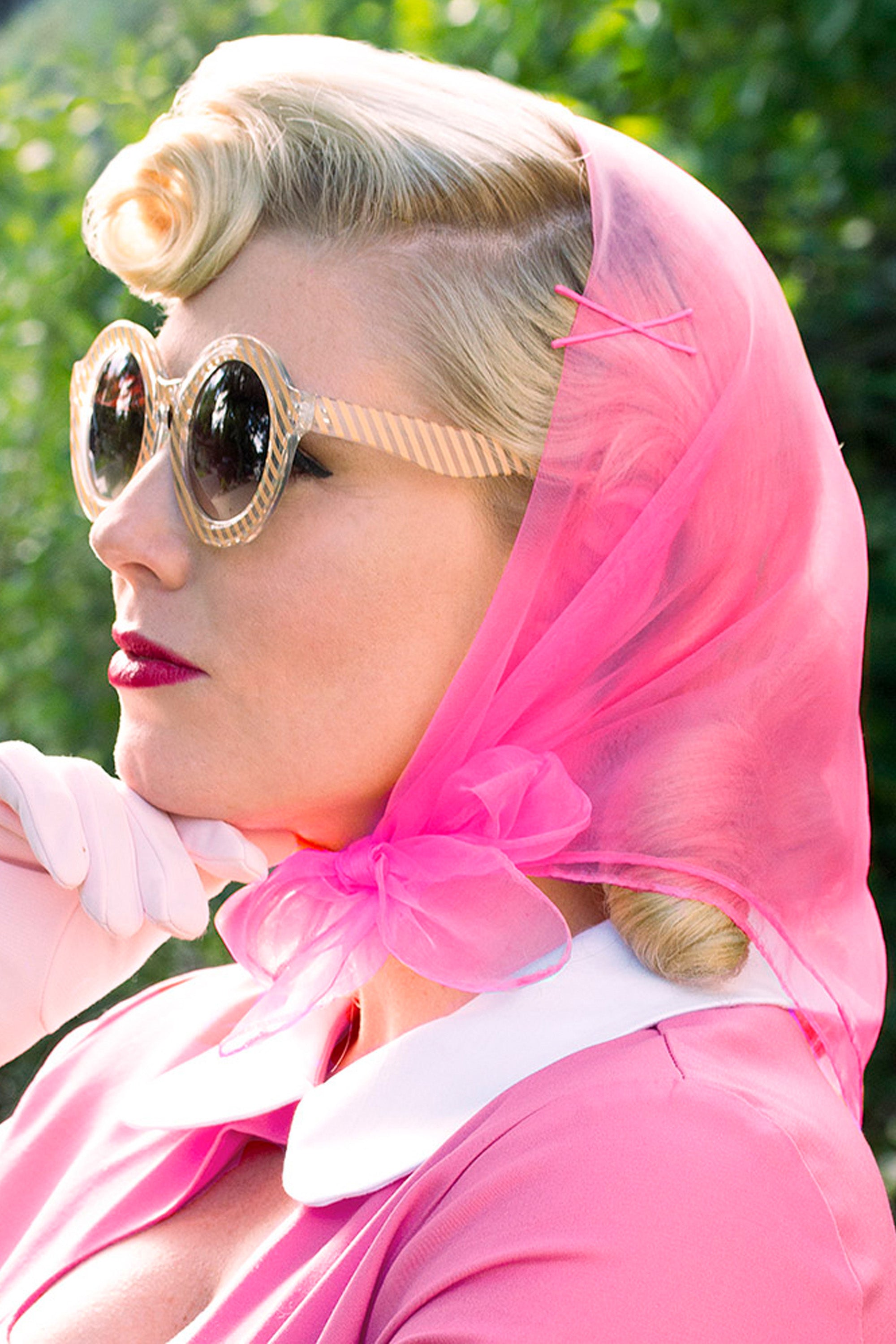 Tidy Tresses Hair Scarf With Bobby Pins