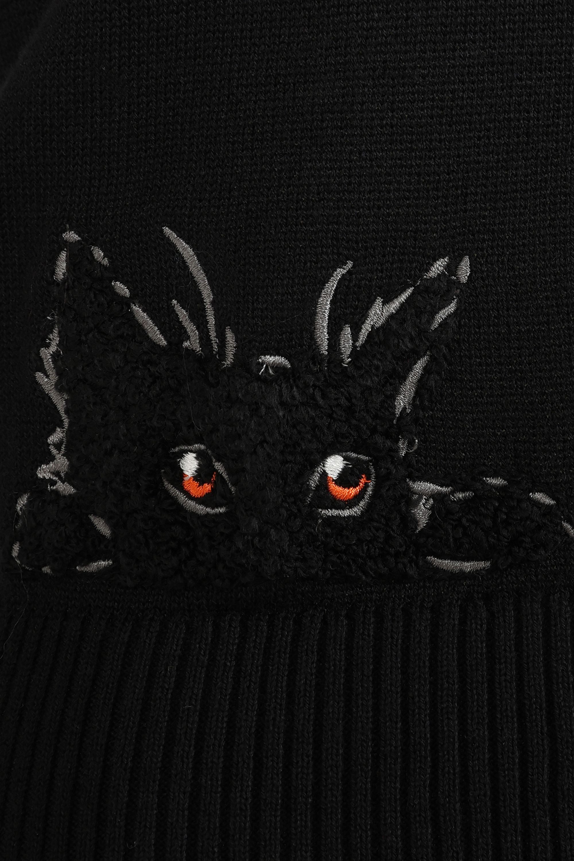 Jessie Black Cats Cardigan