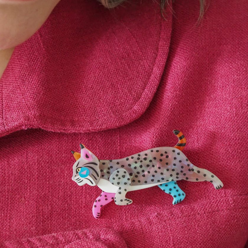Erstwilder The Bohemian Bobcat Brooch
