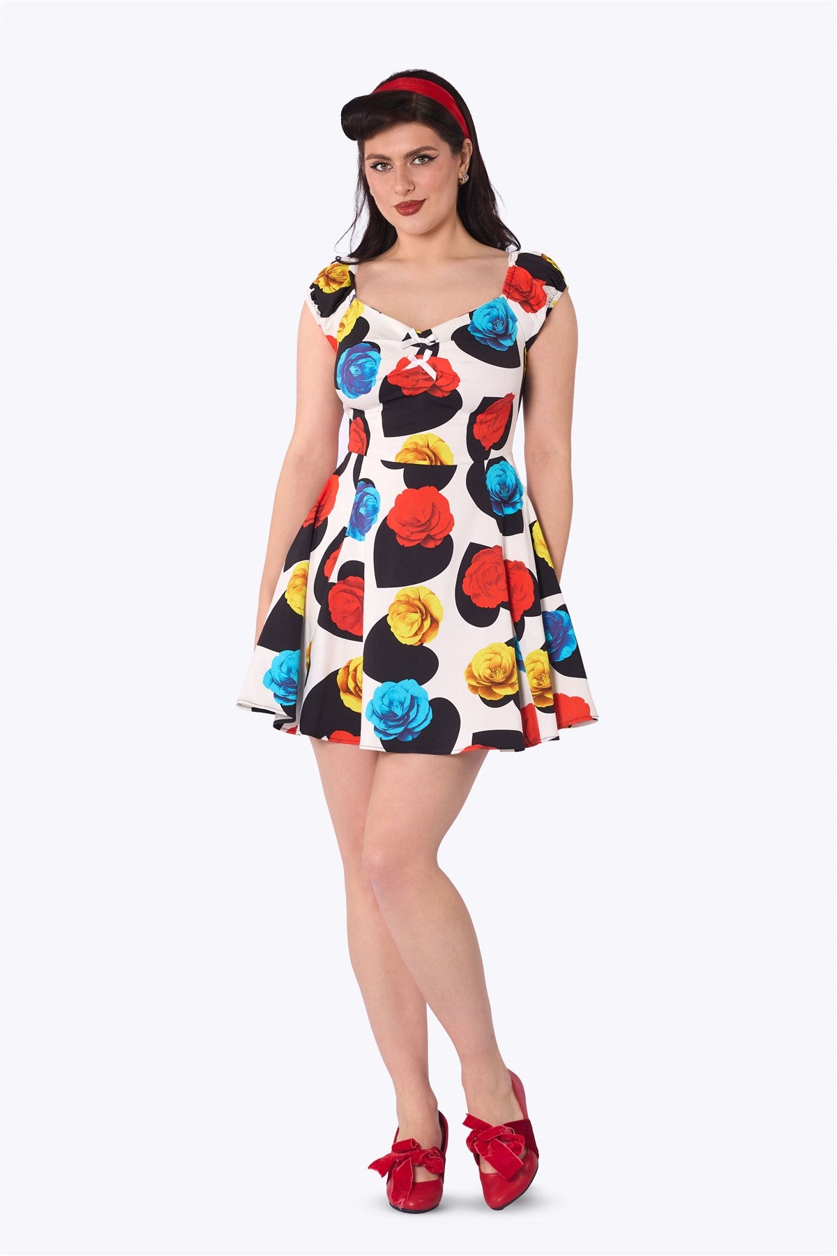 Dolores Heart in Bloom Mini Dress