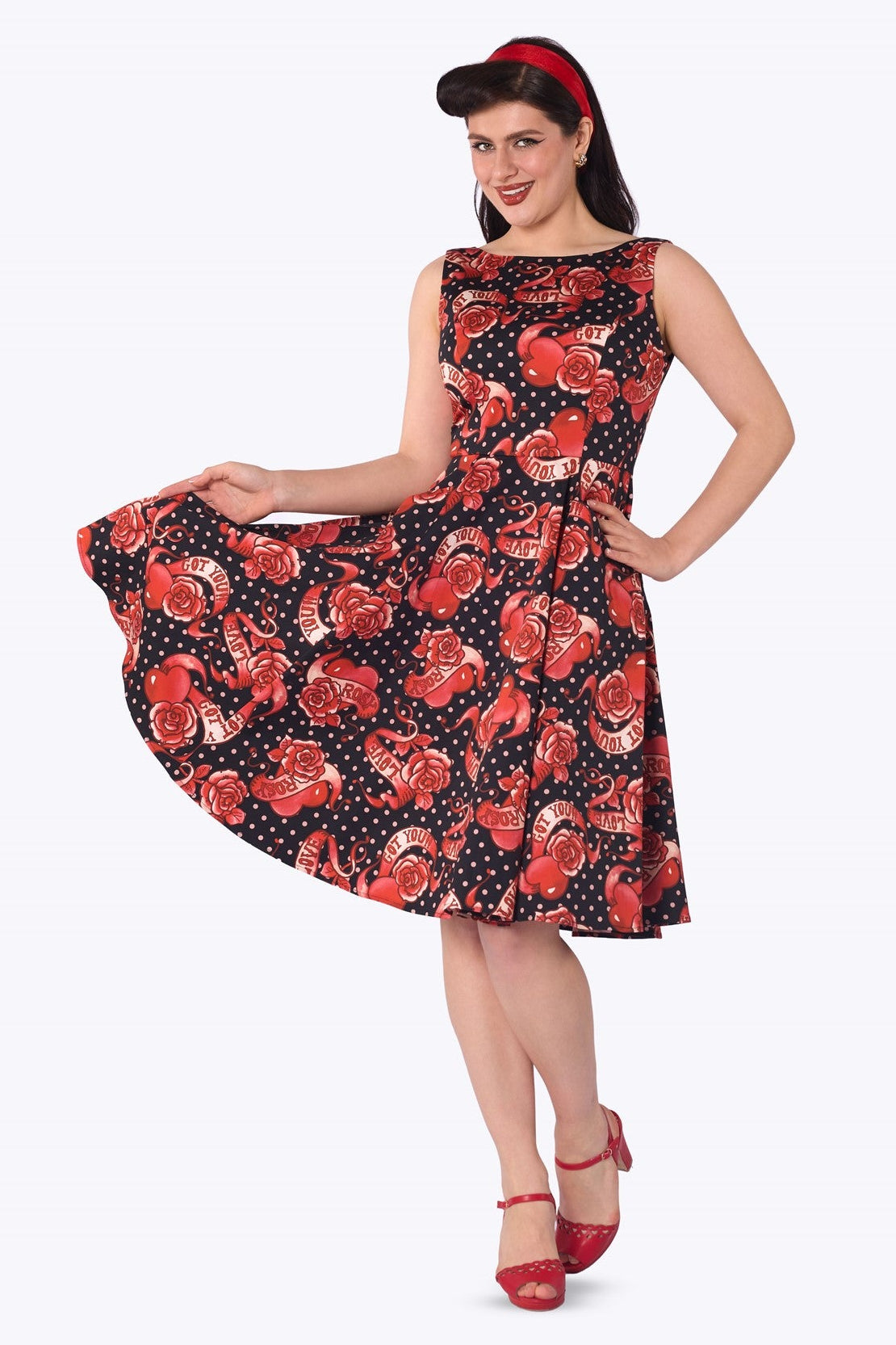 Hepburn Got You Love Swing Dress