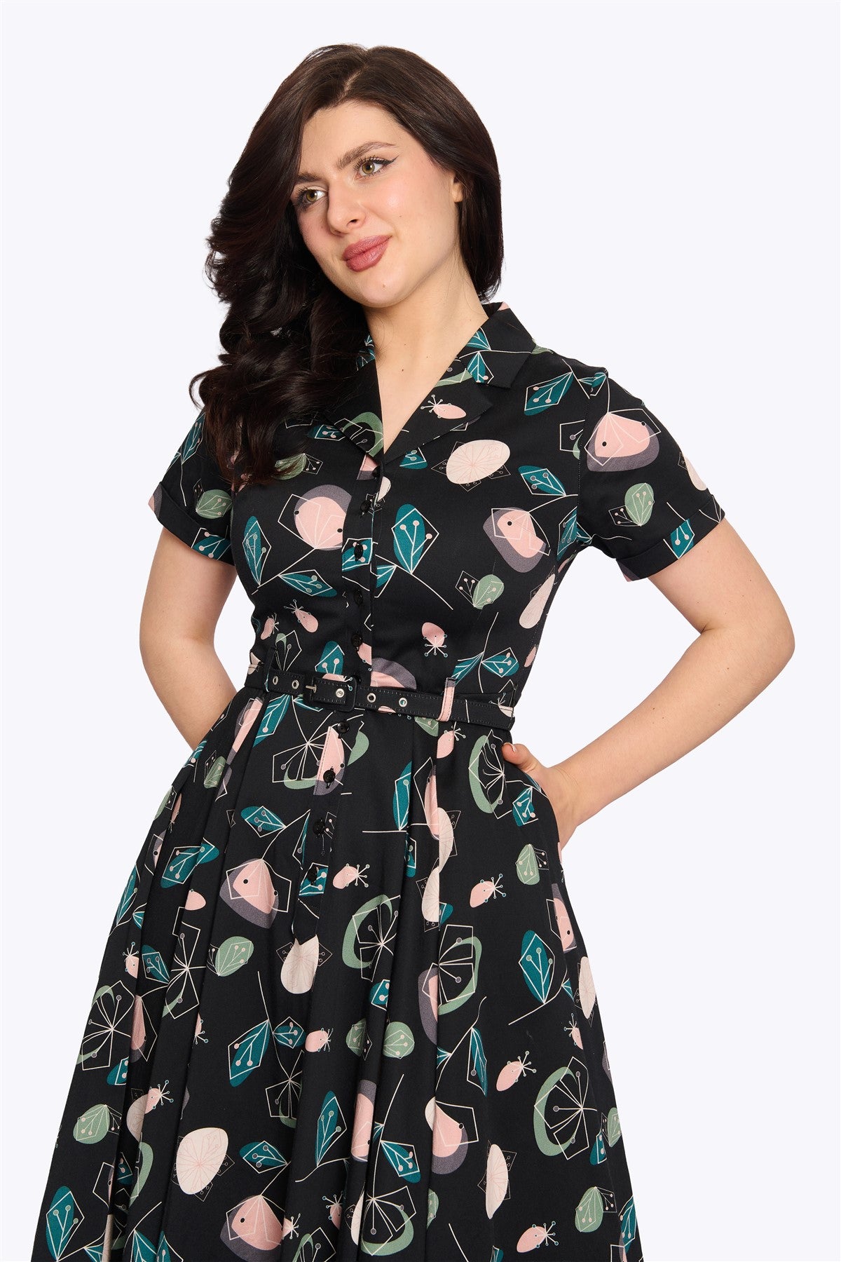 Caterina Atomic Floral Doll Dress