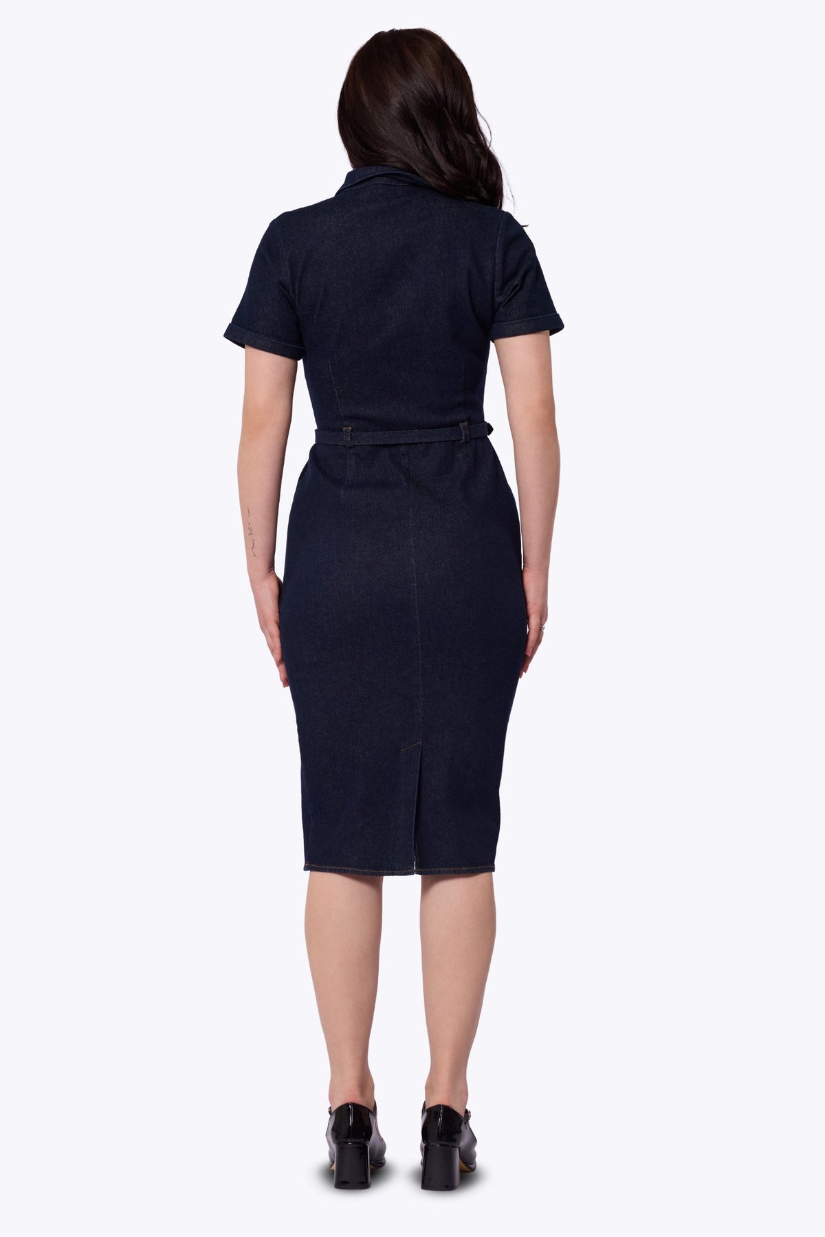 Caterina Denim Pencil Dress