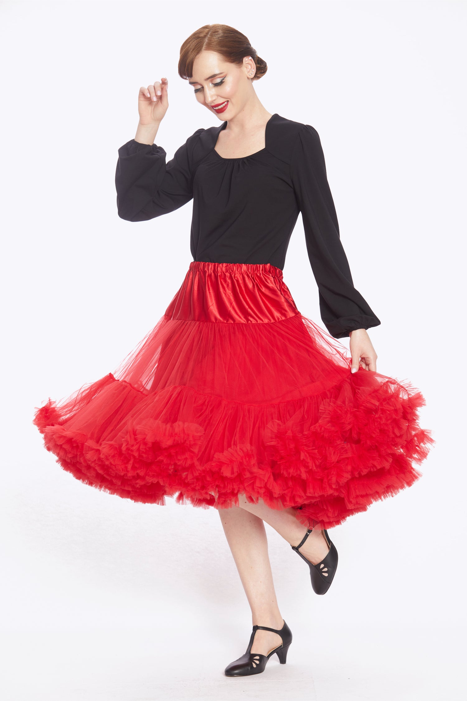 Doris Luxury Petticoat Red