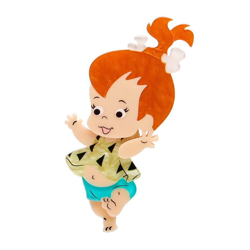 Erstwilder Pebbles Flintstone Brooch