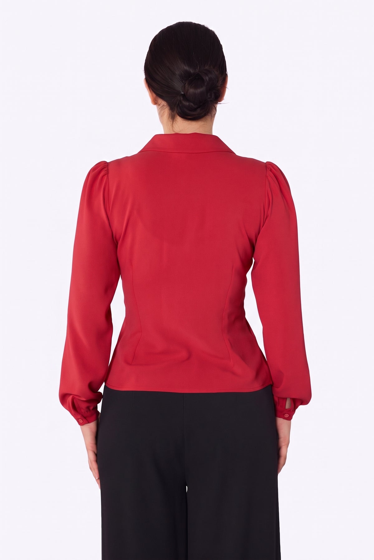 Pepper 40s Blouse Vintage Rosewood
