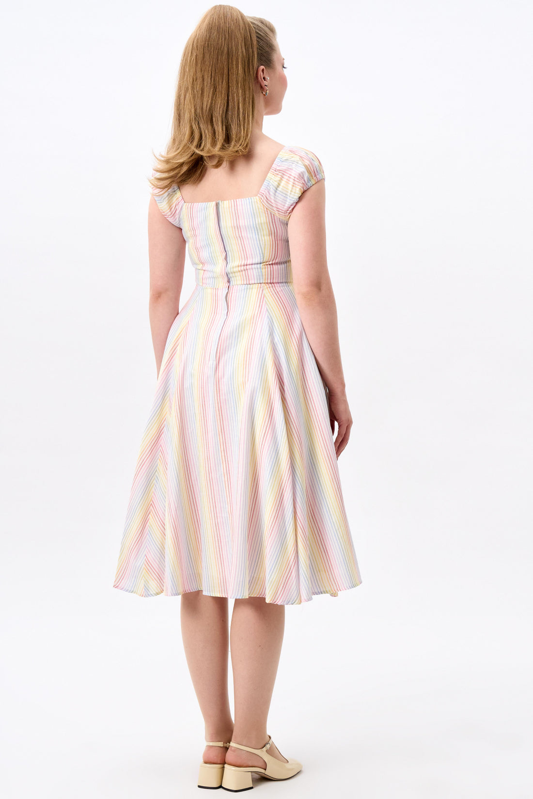 Dolores Sherbet Stripe Doll Dress