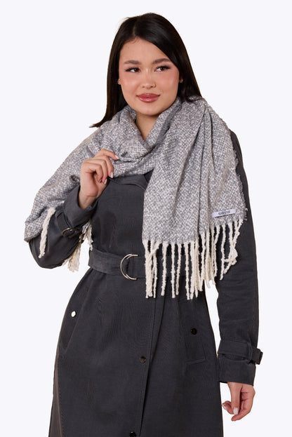 Marshmallow Gray Scarf