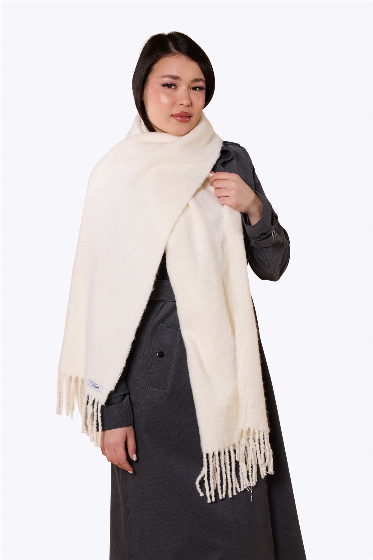 Marshmallow Cream Scarf