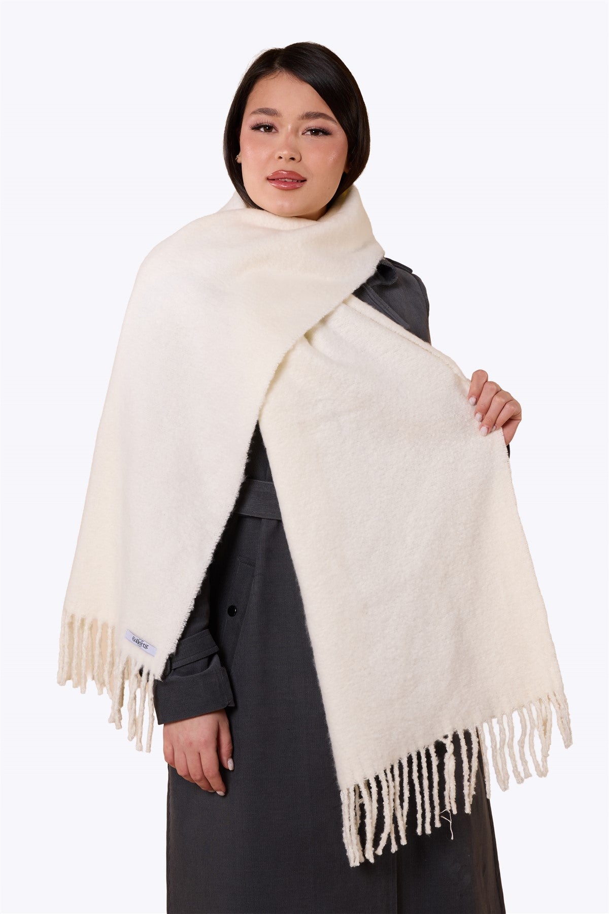 Marshmallow Cream Scarf