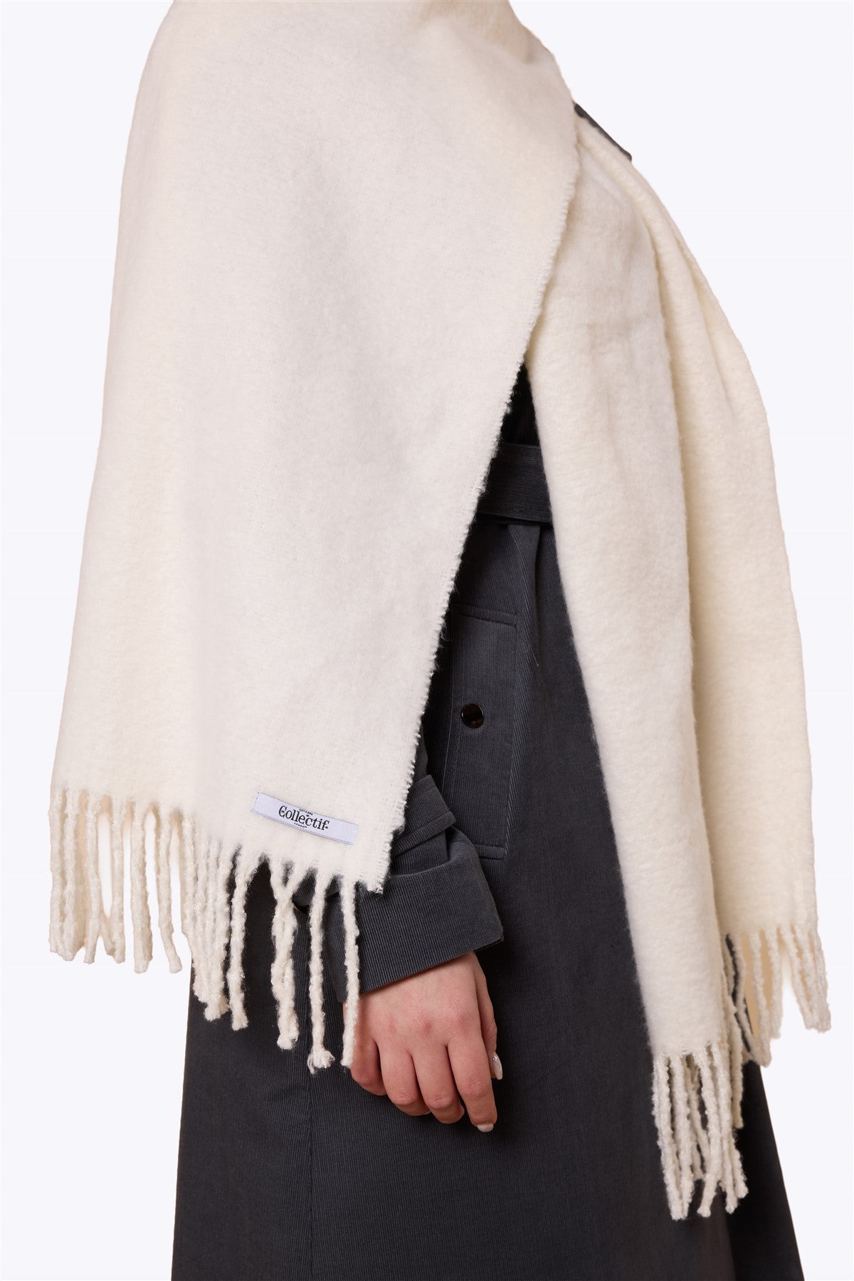 Marshmallow Cream Scarf