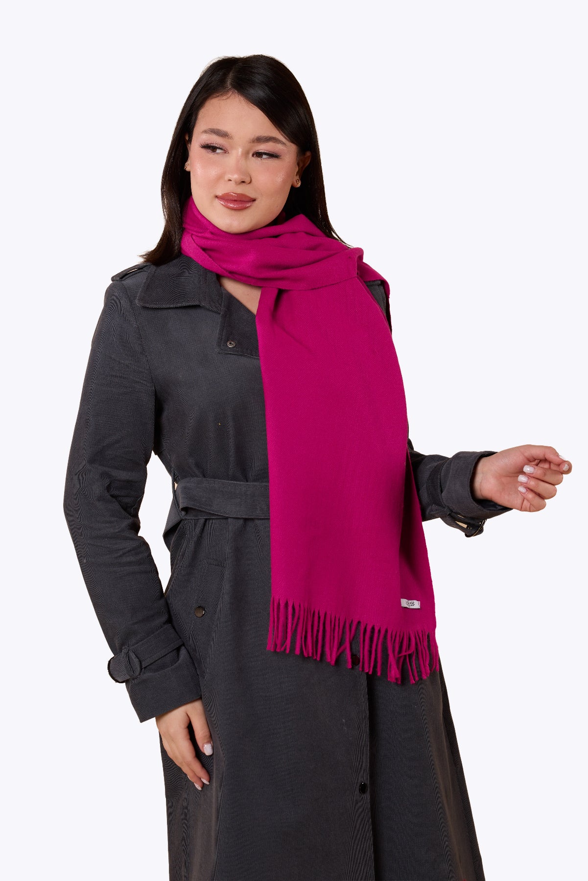 Belgravia Fuchsia Scarf