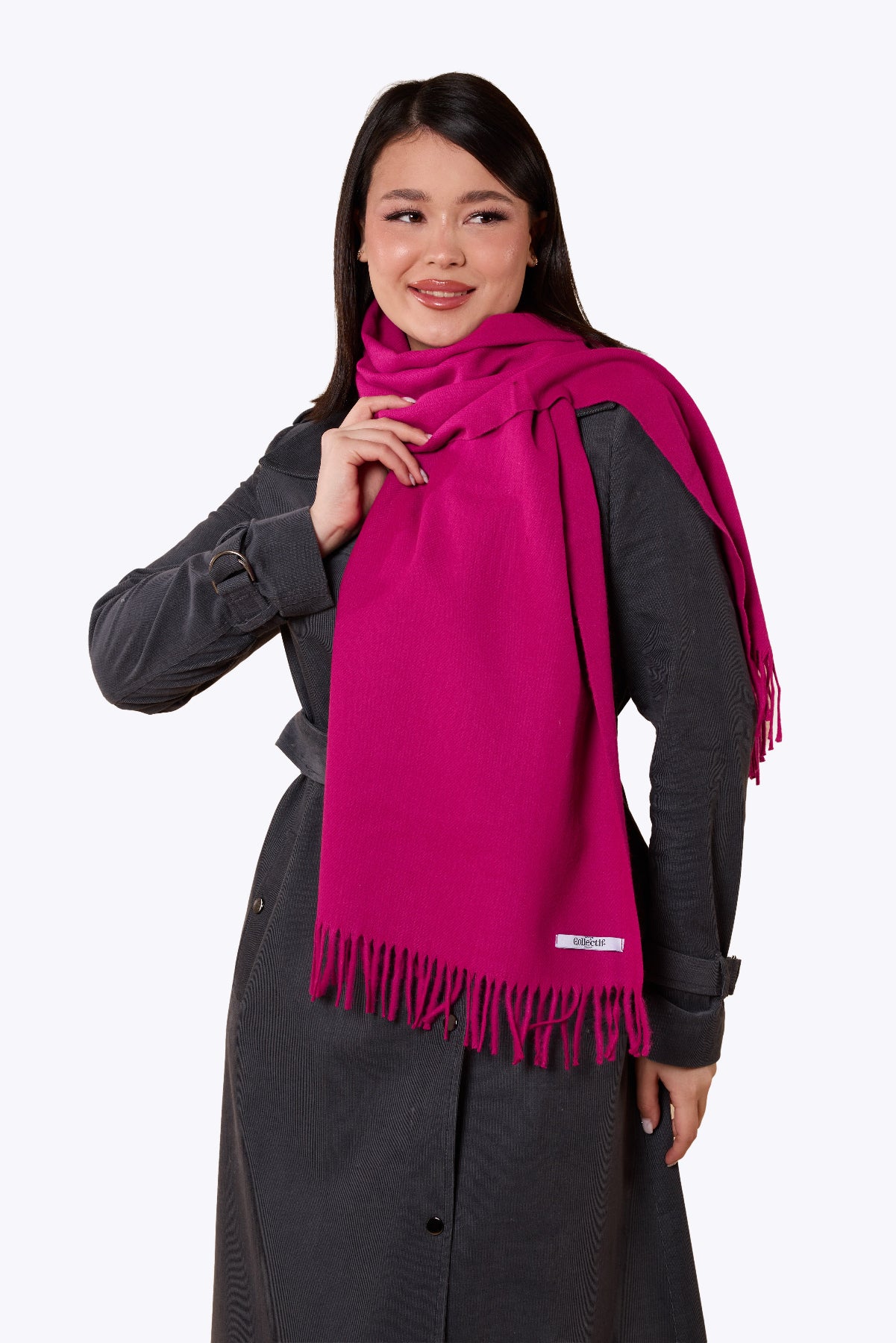 Belgravia Fuchsia Scarf