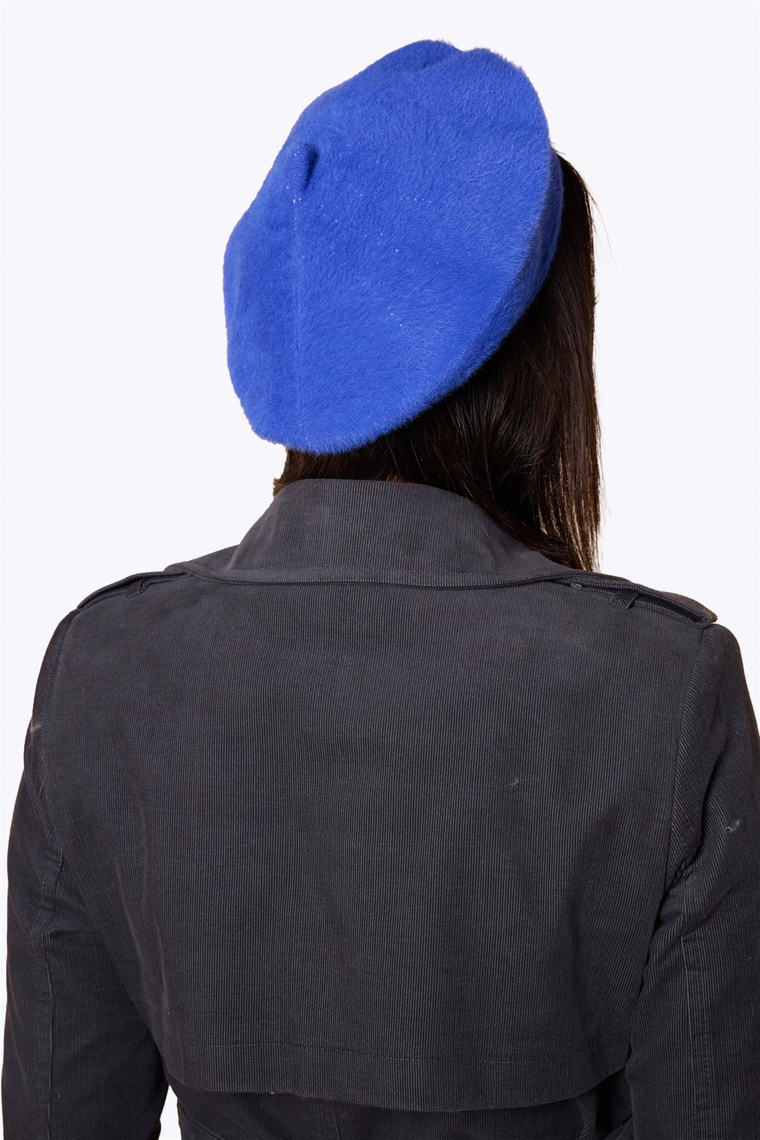 Doris Plain Beret Blue