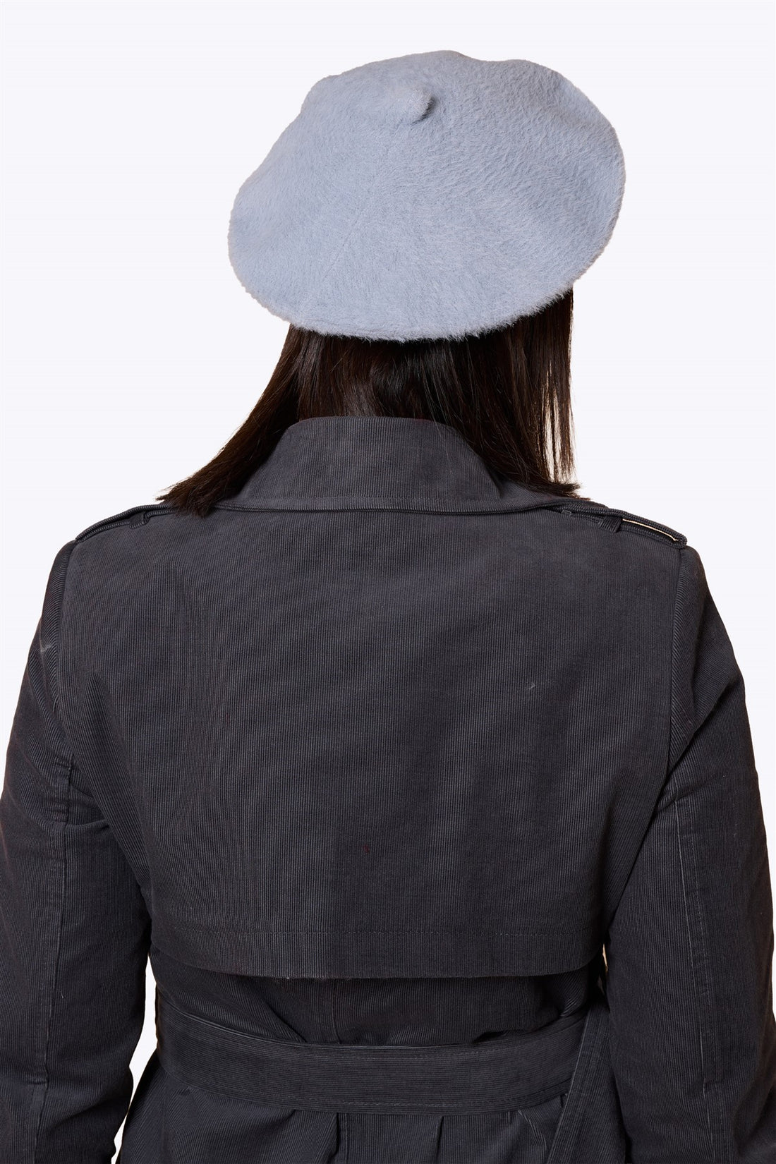 Doris Plain Beret Grey