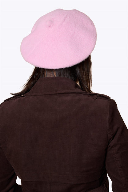 Doris Plain Beret Powder Pink