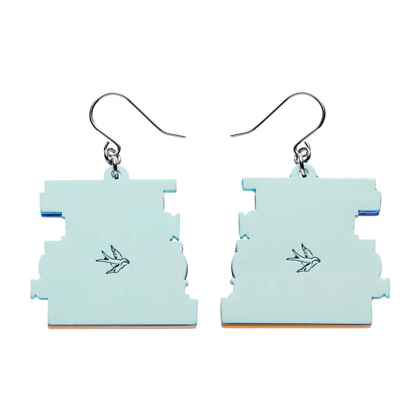 Erstwilder Words of the Wise Drop Earrings