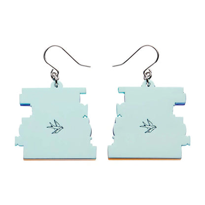 Erstwilder Words of the Wise Drop Earrings