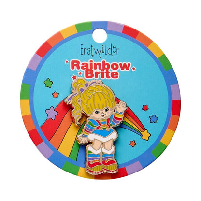 Rainbow Brite Says Hello Enamel Pin