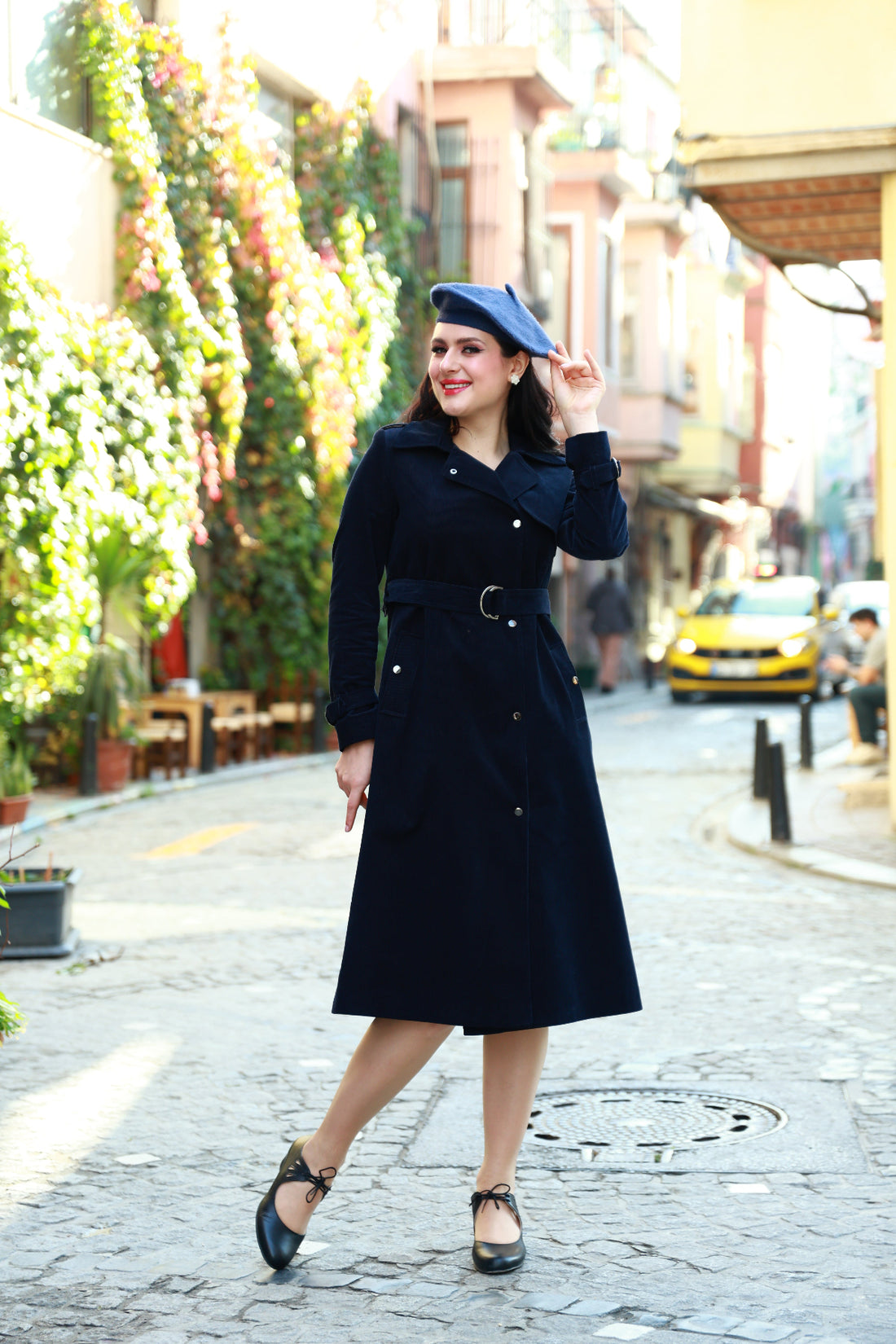 Maribel Retro Trench Coat