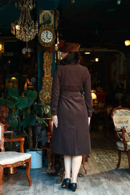 Maribel Retro Trench Coat