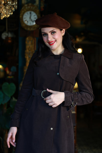 Maribel Retro Trench Coat