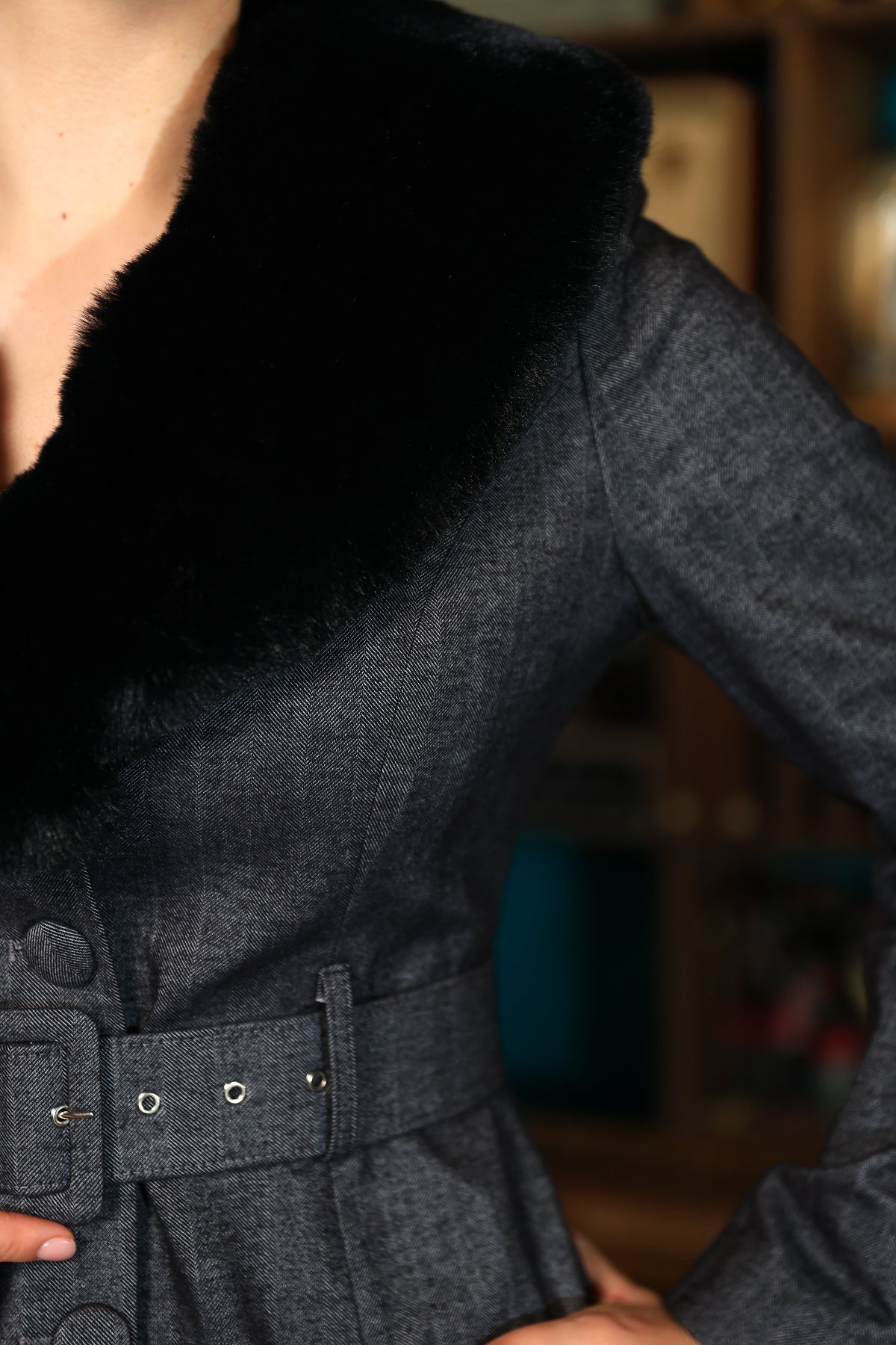 Molly Herringbone Jacket