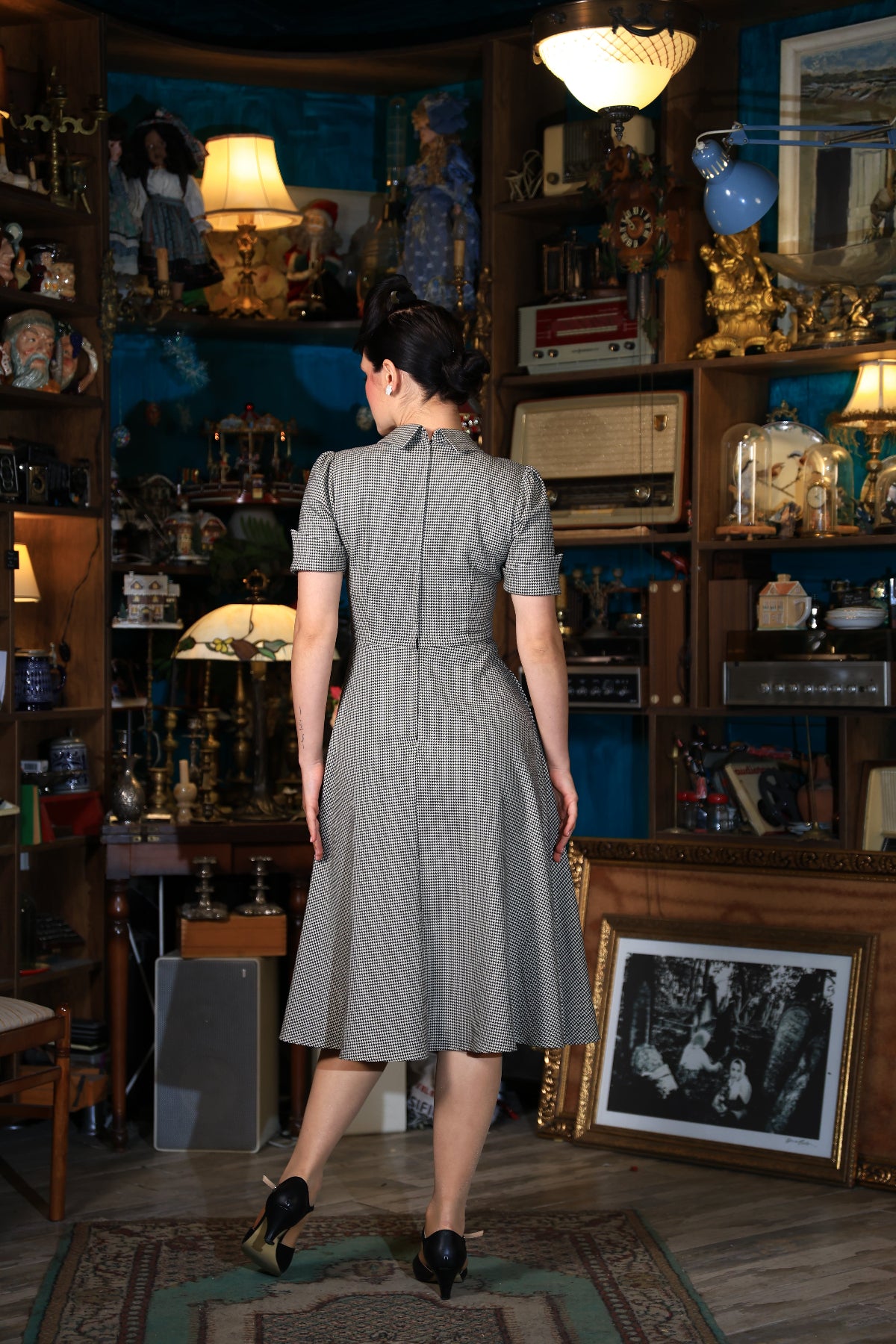 Marianne Black Swing Dress Black / UK10