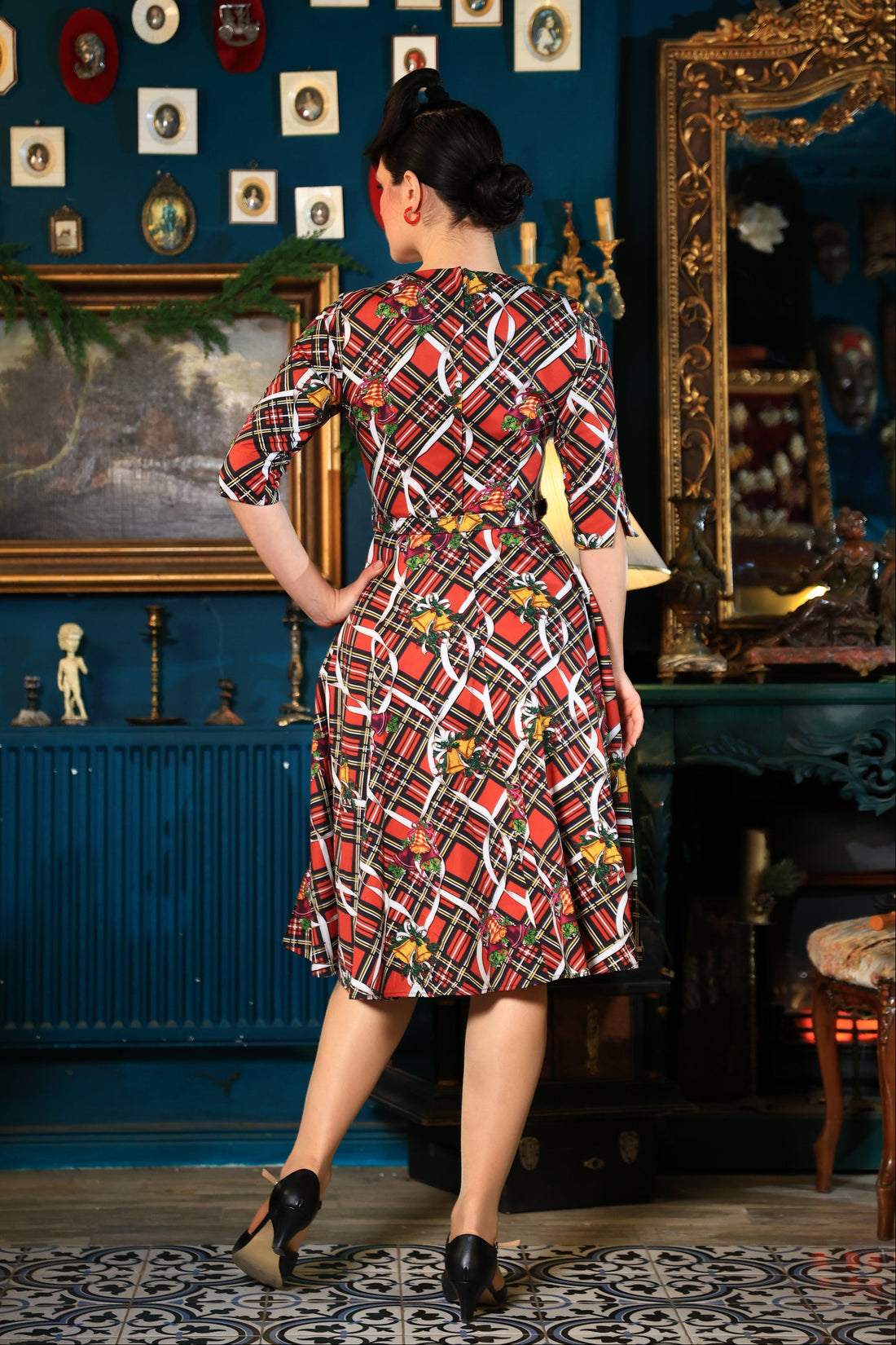 Suzanne Christmas Bell Swing Dress