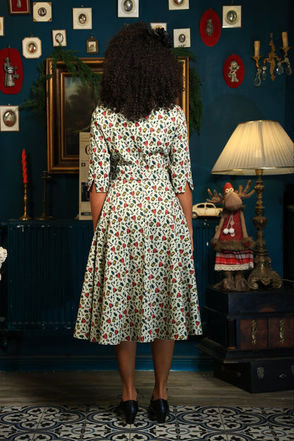 Suzanne Candy Cane Swing Dress