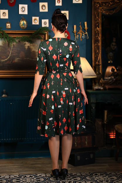 Suzanne Christmas Tree Swing Dress