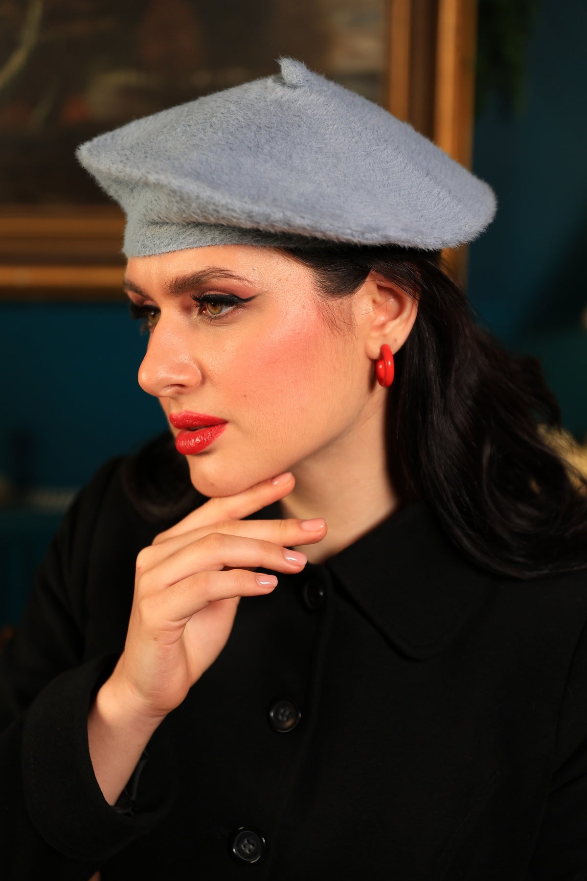 Doris Plain Beret Grey