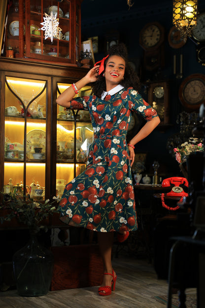Vinona Pomegranate Swing Dress