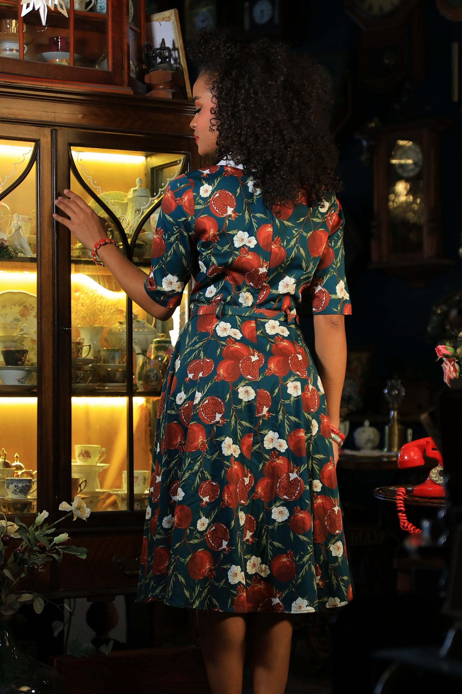 Vinona Pomegranate Swing Dress