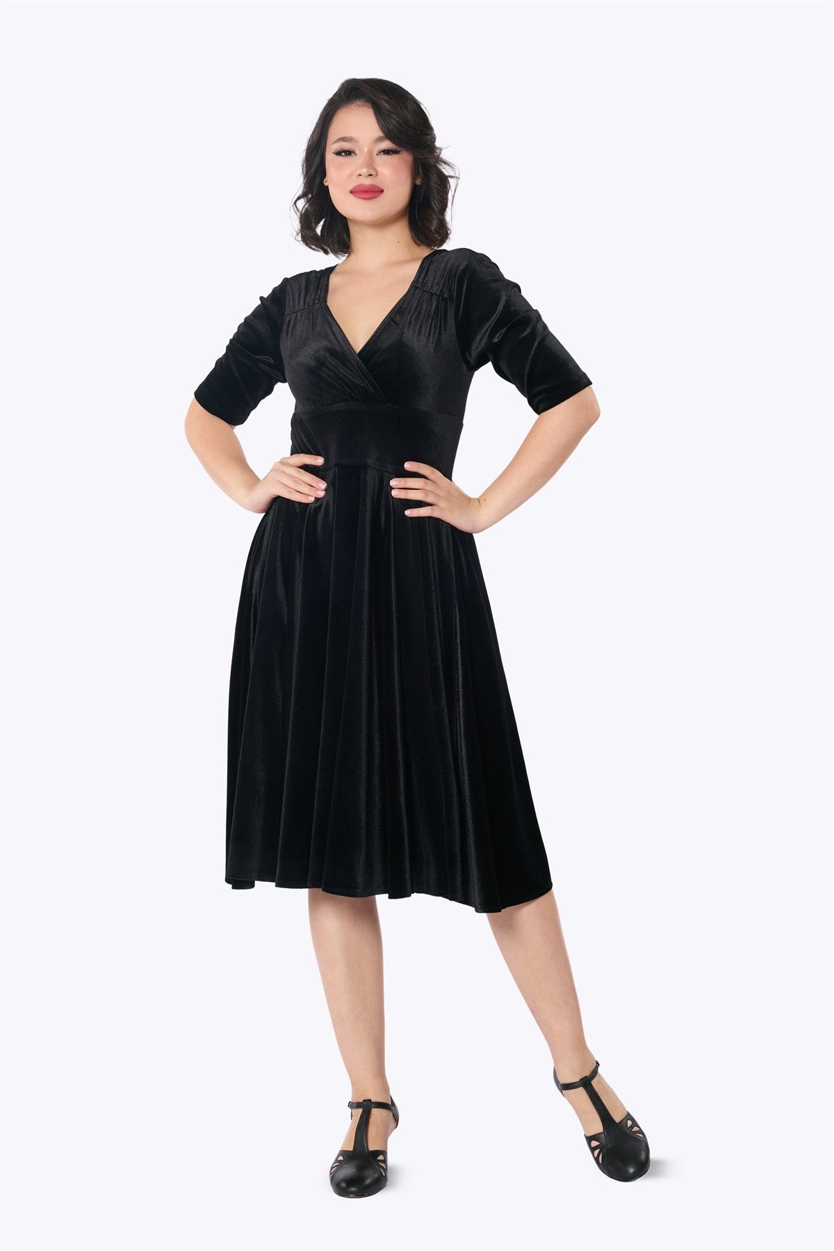 Trixie Velvet Doll Dress