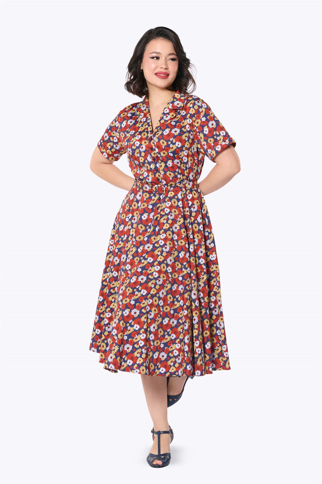 Caterina Bloomsbury Garden Swing Dress