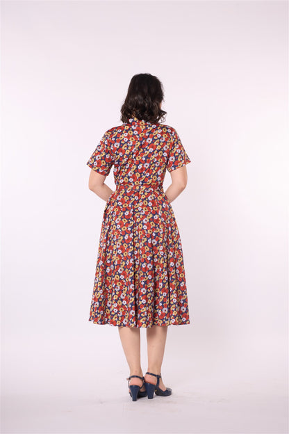 Caterina Bloomsbury Garden Swing Dress
