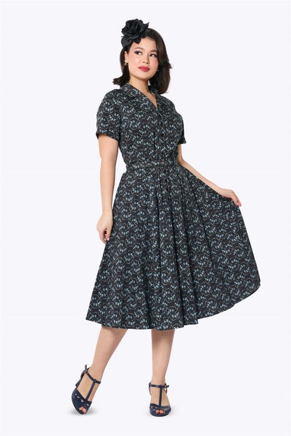 Caterina Mistflower Swing Dress