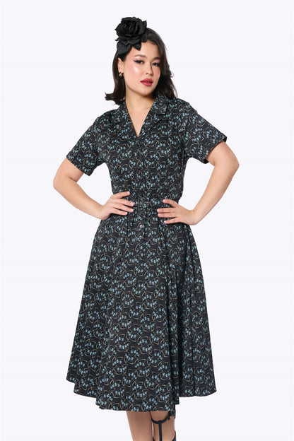 Caterina Mistflower Swing Dress