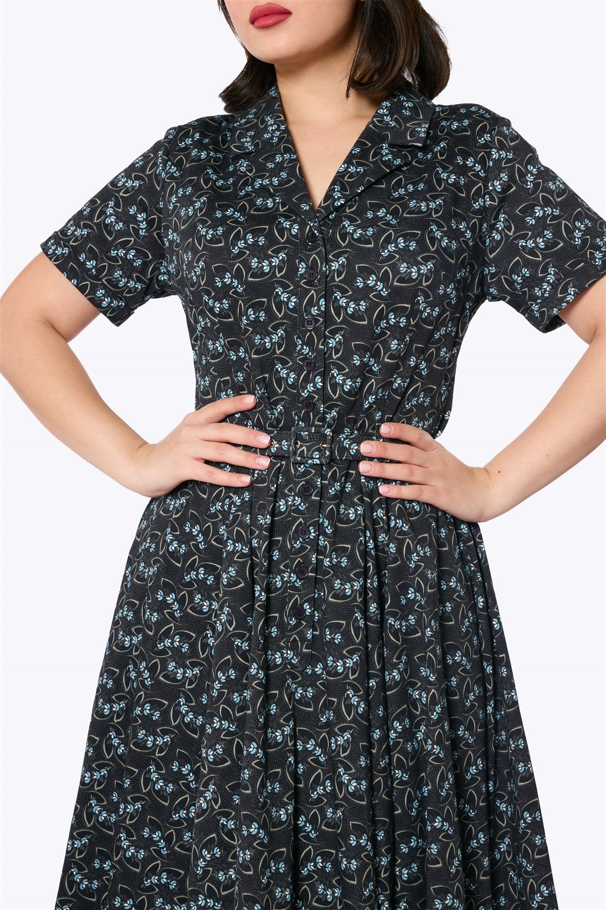 Caterina Mistflower Swing Dress