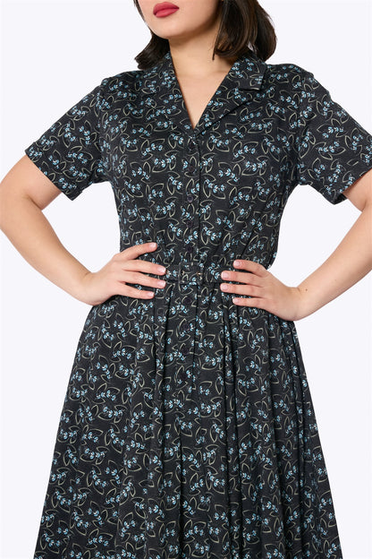 Caterina Mistflower Swing Dress