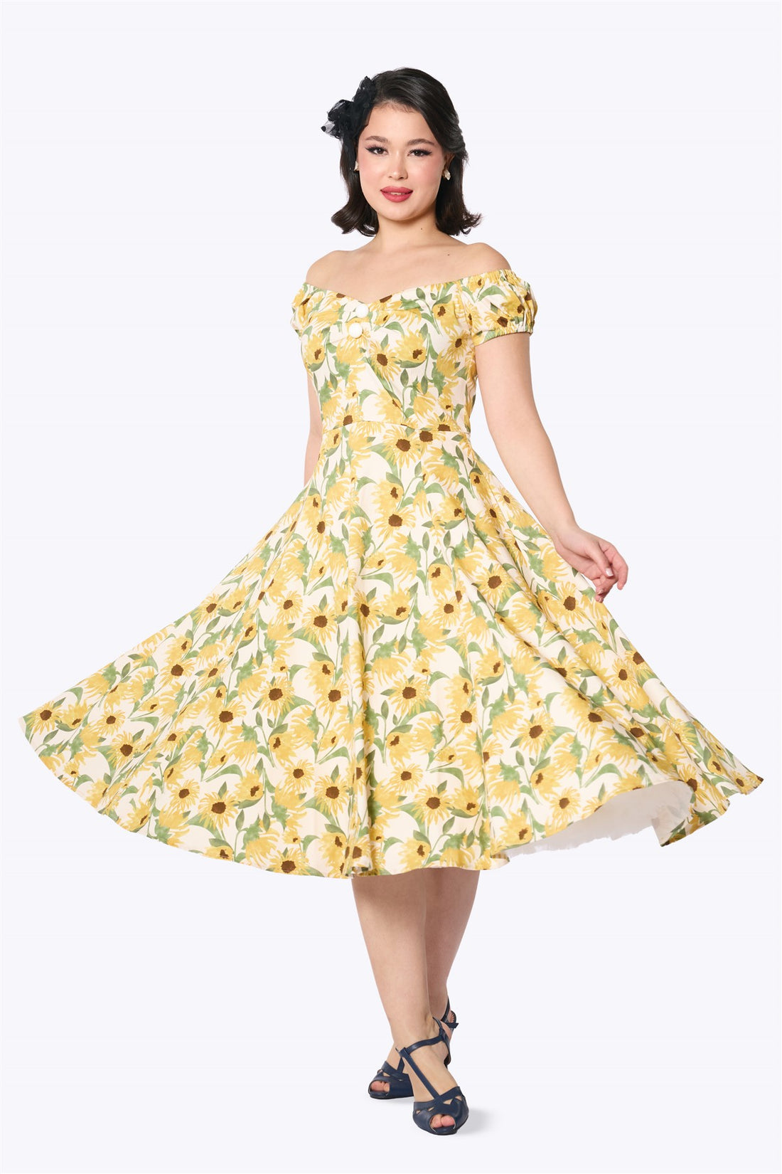 Dolores Sunflower Doll Dress