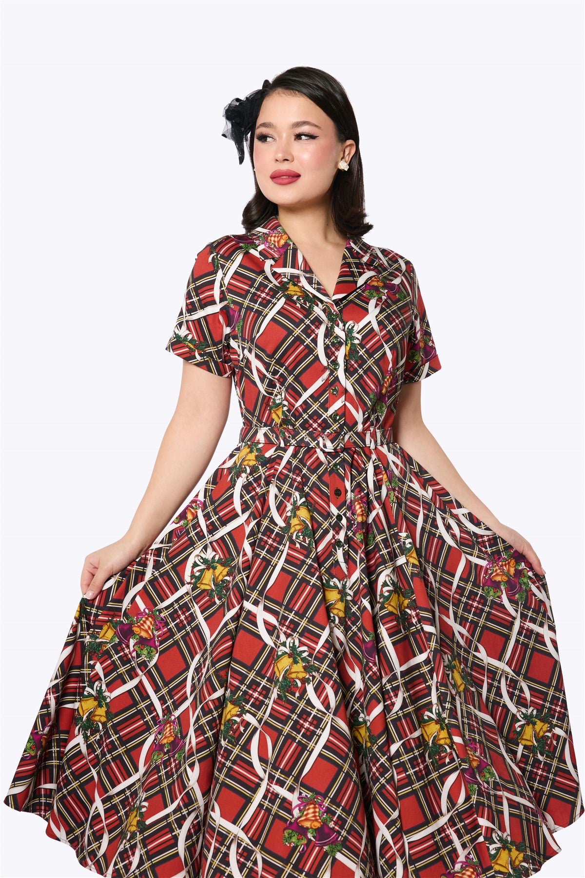 Caterina Christmas Bell Swing Dress