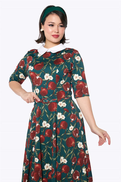 Vinona Pomegranate Swing Dress