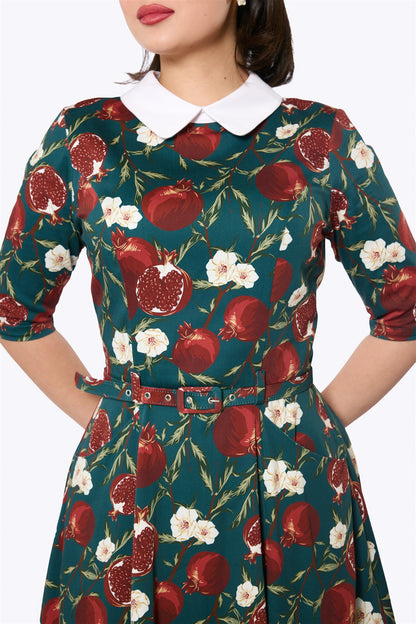 Vinona Pomegranate Swing Dress