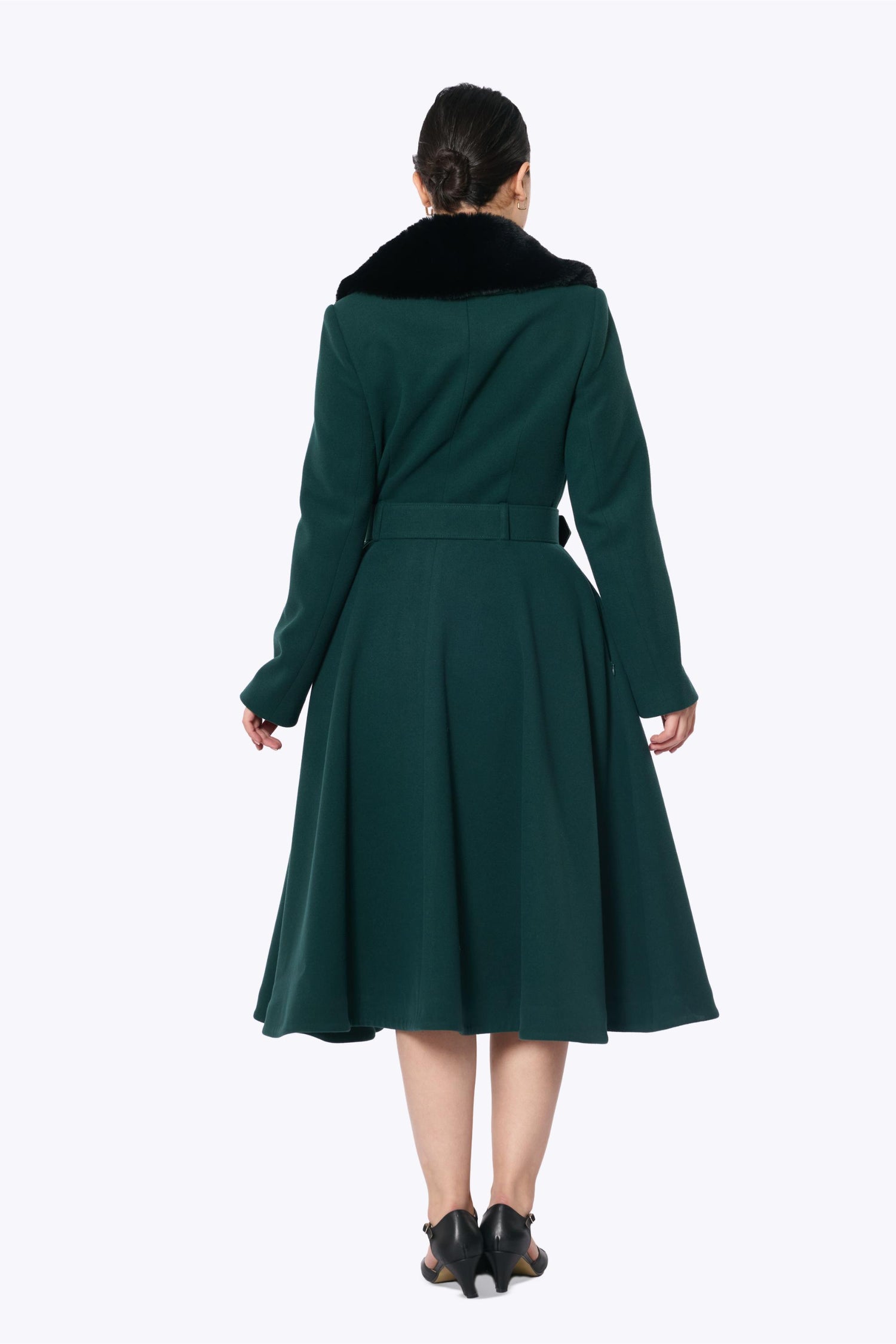 Grace Princess Green Swing Coat