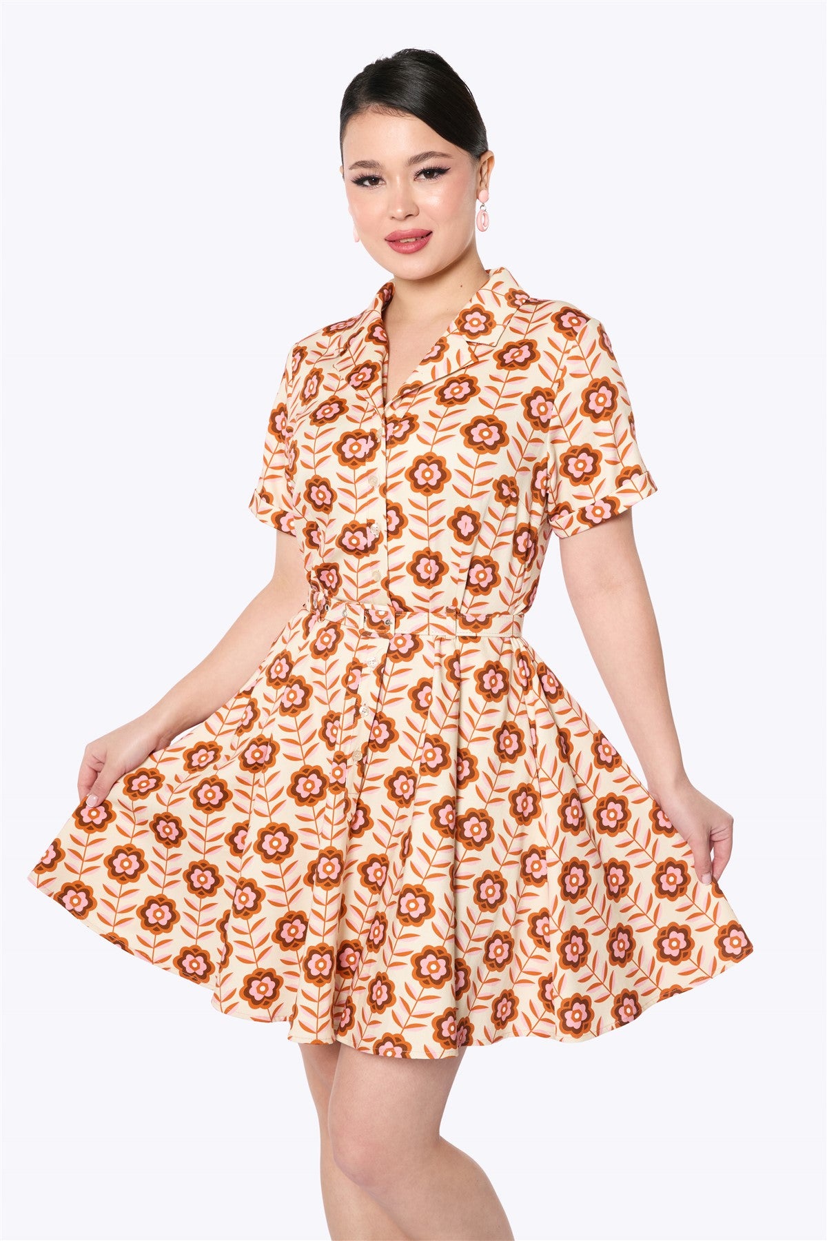 Caterina Carbany Bloom Mini Dress