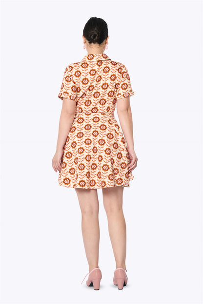 Caterina Carbany Bloom Mini Dress
