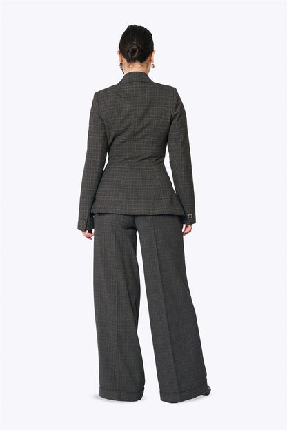Katharine Check Blazer Jacket