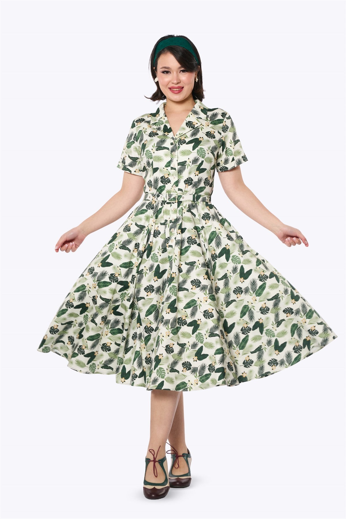 Caterina Tropical Swing Dress